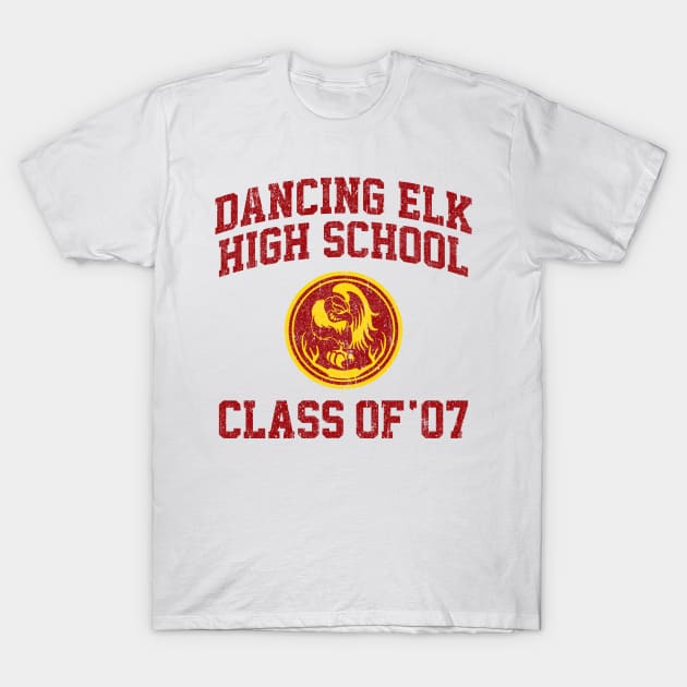 Dancing Elk Class of 07 (Variant) T-Shirt by huckblade